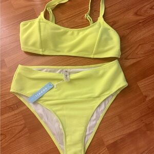 Popvil Neon Yellow Bikini Set